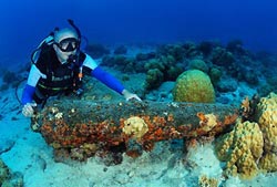 One of Gerhard's Canons - Cocos Keeling Islands, Western Australia