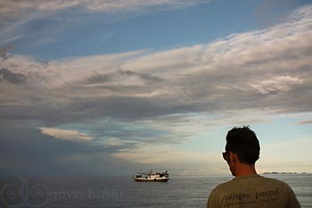 Ranger Patrol on duty. Misool Eco Resort, Raja Ampat, Indonesia