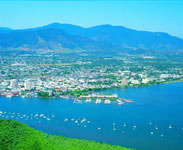 Aerial of Cairns - Photo and text courtesy of Tourism QLD